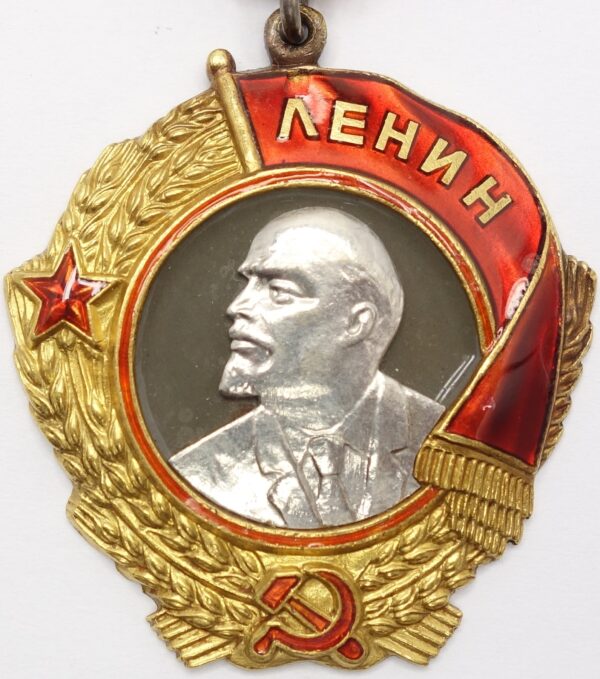 Soviet Order of Lenin #33647 with document