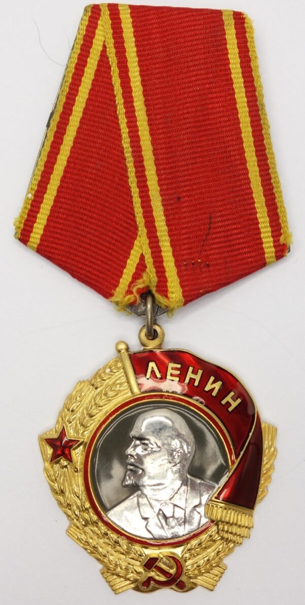 Soviet Order of Lenin #111244 with document and picture