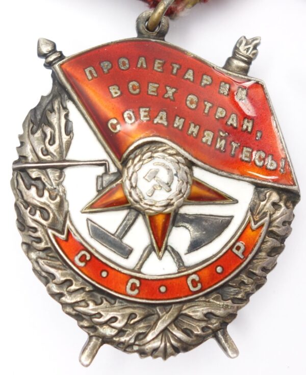 Documented group of Soviet Orders and Medals 2x Red Banner #137271 + #137279, 2x Red Star #132362 + #3354478, Order Patriotic War #426026 and more