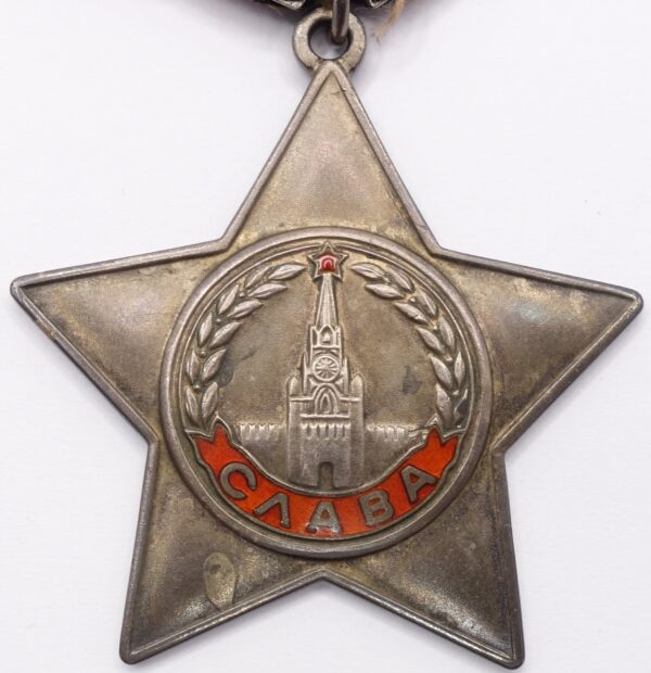 Soviet Order of Glory 3rd class #781019 with document