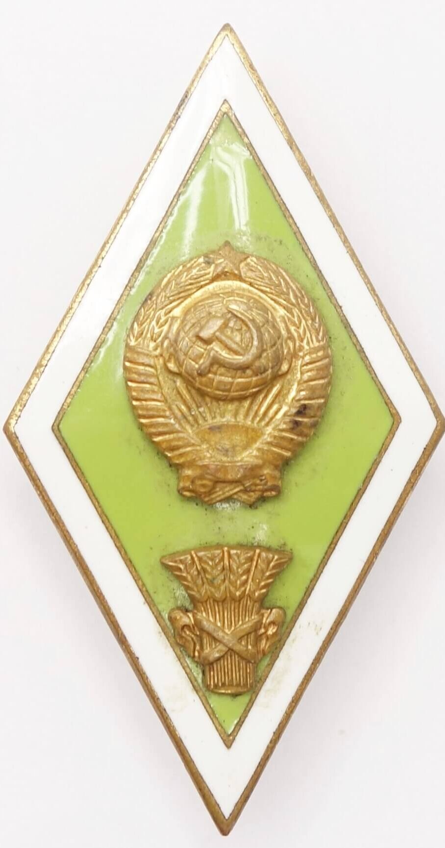 Soviet Agricultural Institute graduate badge